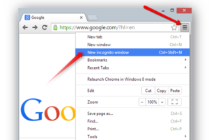 Google Incognito Window