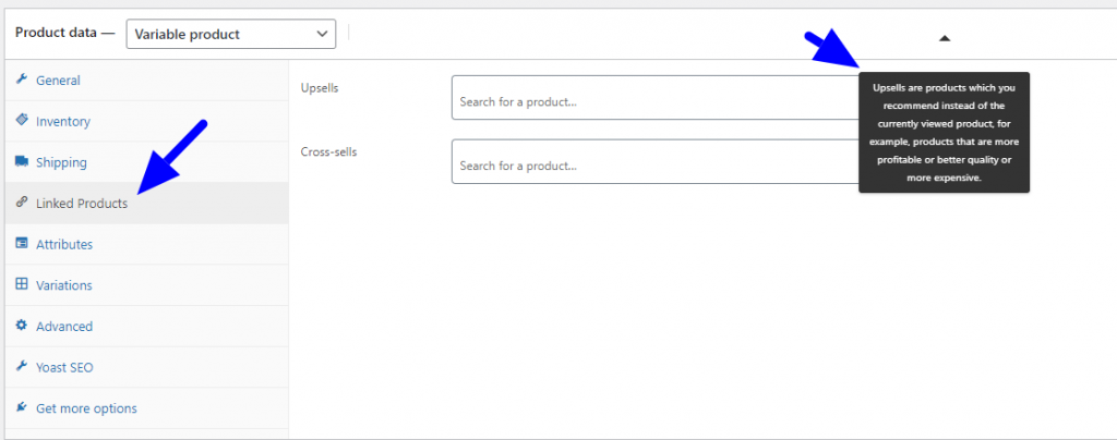 Woo Commerce  Plugin Shopping Cart fields for an Upsell or a Cross Sell for your products