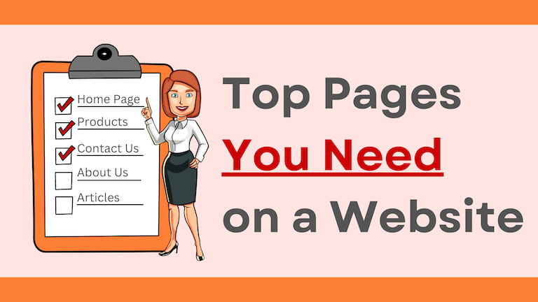 What are the Top Pages you need on a Website?