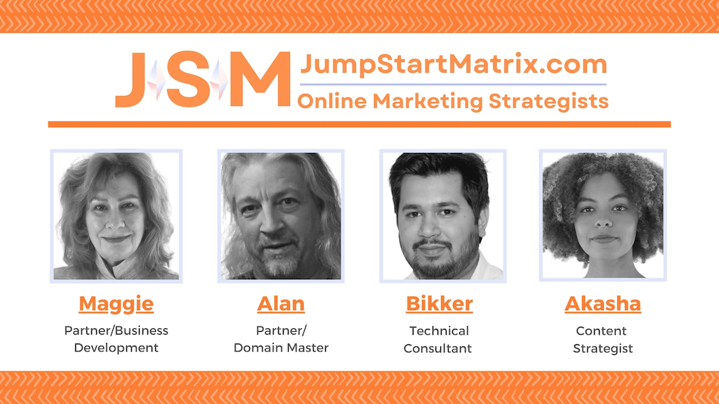 Jumpstart Matrix Team Photos with Headshots and Job Descriptions